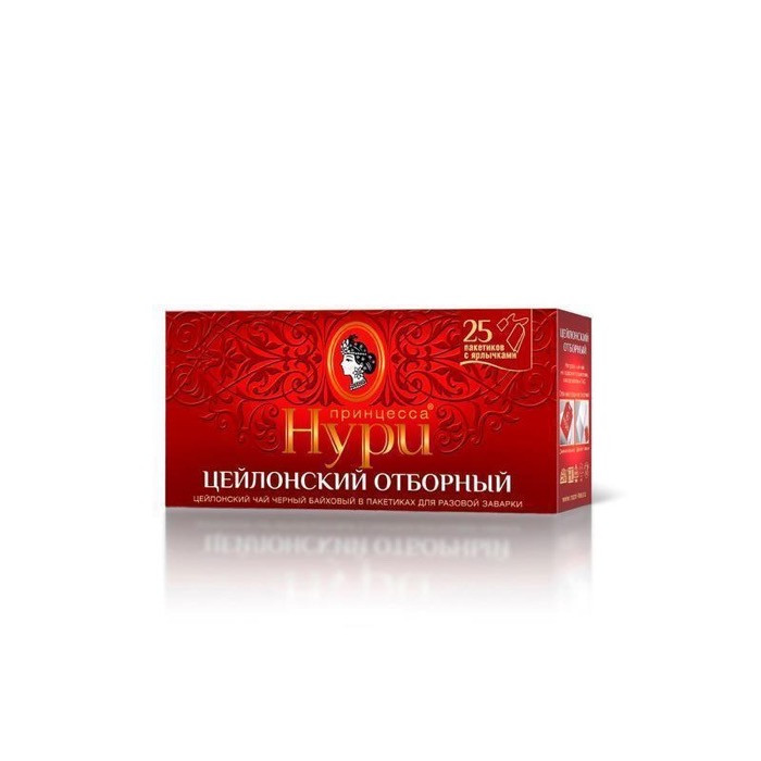 Чай черный в пакетиках для чашки Принцесса Нури Отборный, с/я, 25*2 г