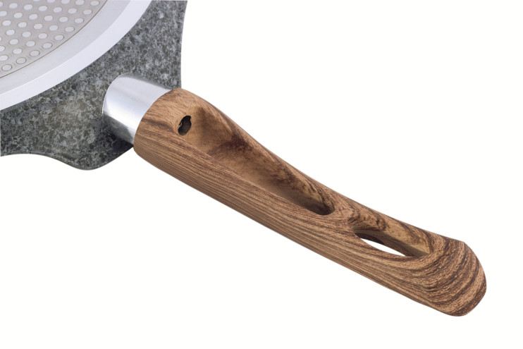 Сковорода блинная 24см.с антипригарным покрытием Grey marble из алюминия 926698