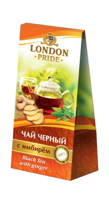 London Pride London Pride 50 г черный с нату с имбирем, картон (15)