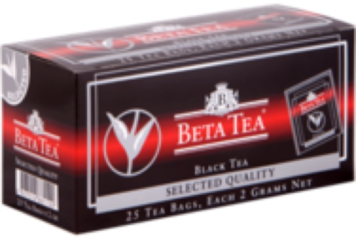 Чай черный в пакетиках для чашки Beta Tea Отборное качество, 25*2 г