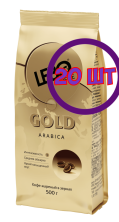 Кофе в зернах LEBO GOLD, м/у, 500 гр (комплект 20 шт.) 6001095