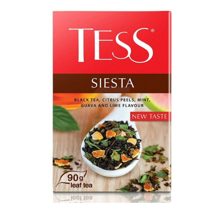 Чай черный листовой ТЕСС Сиеста 90г.
