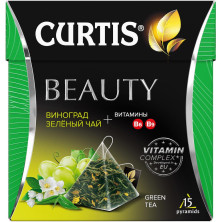 Curtis Beauty Tea 15 пак.*1,7 гзеленый+ витамины (12) 101111