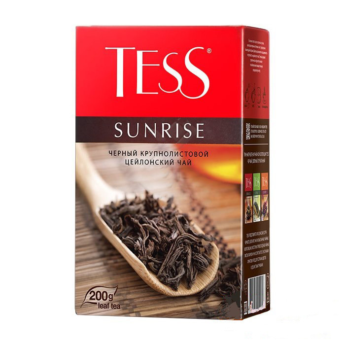 Чай черный листовой Tess Sunrise (Тесс Санрайз), 200 г