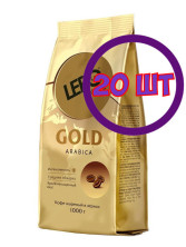Кофе в зернах LEBO Gold, м/у, 1 кг (комплект 20 шт.) 6001101