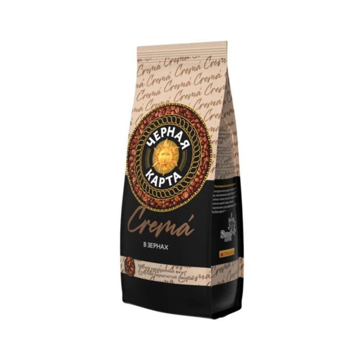 Кофе в зернах Черная Карта Crema, м/у, 500 гр 5339505