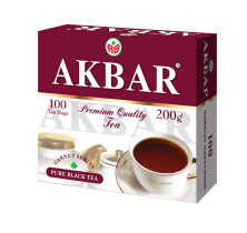 Чай черный в пакетиках для чашки Akbar Гранатовая серия, 100*2 г