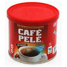 Кофе растворимый Pele порошкообразный, ж/б, 50 гр 2110024