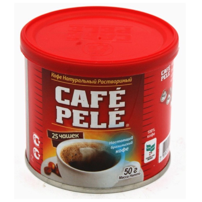 Кофе растворимый Pele, ж/б, 50 г