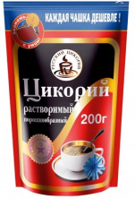 Русский цикорий Цикорий растворимый, порошкообразный,zip-пакет, 200 гр 9000312