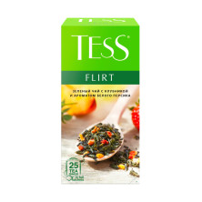 Чай зеленый в пакетиках для чашки Tess Flirt (Тесс Флирт), 25*1,5 г 6006494