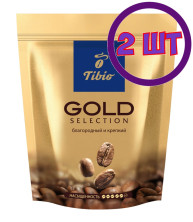 Кофе растворимый Tibio Gold Selection, м/у, 75 г (комплект 2 шт.) 6405129