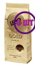 Кофе в зернах LEBO GOLD, м/у, 500 гр (комплект 6 шт.) 6001095