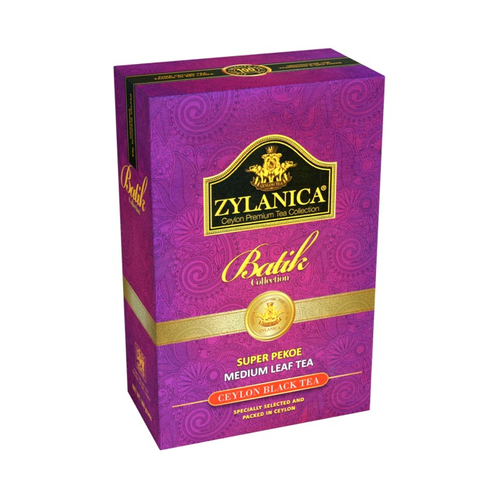 Чай черный листовой Zylanica Batik Design Super Pekoe, 100 г
