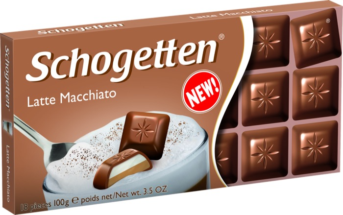 Schogetten Late Macchiato Альпийский молочный шоколад с кремовой кофейно-молочной начинкой,100 г (15