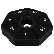 Таблетница "Неделя". 8х8х1,5 см.
