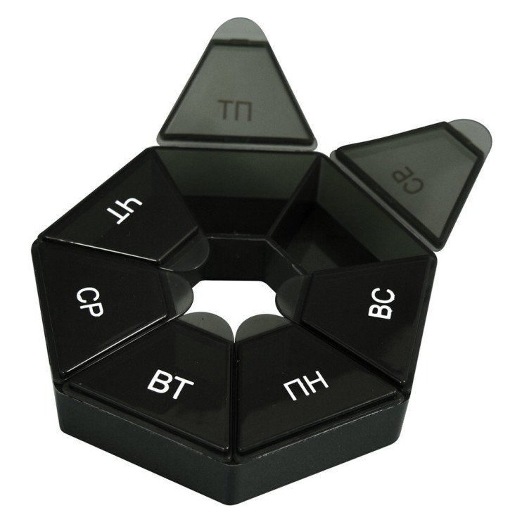 Таблетница "Неделя". 8х8х1,5 см.