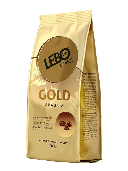 Кофе в зернах Lebo Gold, 1 кг