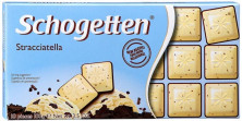 Schogetten Stracciatella белый с зерн.какао и горьким шоколадным основанием, 100 г (15) (04784)
