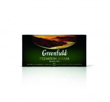 Чай черный в пакетиках для чашки Greenfield Premium Assam (Гринфилд Премиум Ассам), 25*2 г