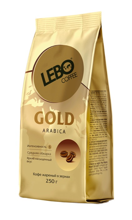 Кофе в зернах Lebo Gold, 250 г