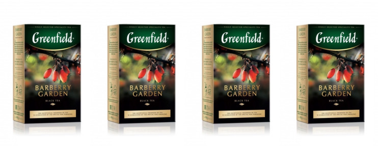 Чай черный листовой Greenfield Barberry Garden, 100 г (комплект 4 шт.) 6007132