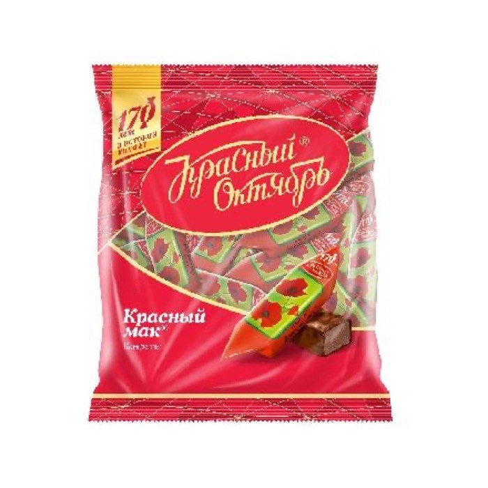 Объединенные Кондитеры Красный мак ,КОкт. 250 г (10)