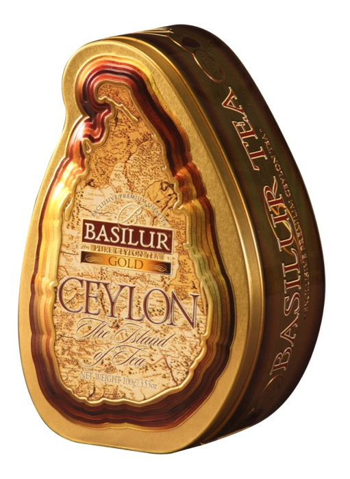 Basilur Остров "Золотой" 100 г, черн. ОР1, ж/б (6)/(36) (70284)