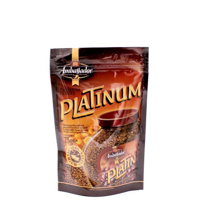 Кофе растворимый Ambassador Platinum, м/у, 75 г