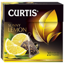 Чай черный в пирамидках Curtis Sunny Lemon, 20*1,8 г