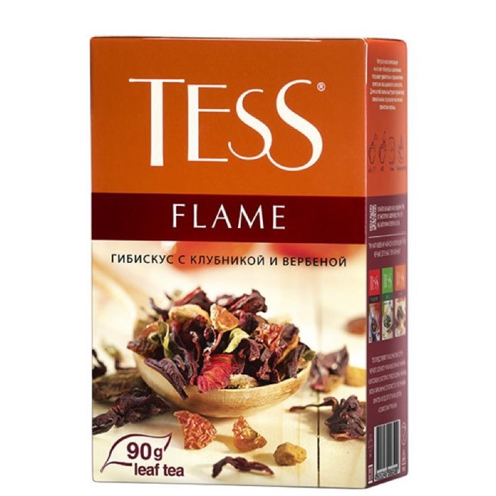 Tess Флайм 90 ггибискус,розовый перец,аром. земляники (15) (0650)