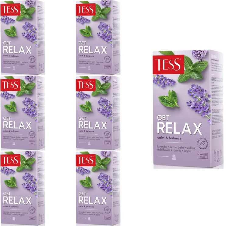 Tess Relax Чайный напиток в пакетиках 20 шт (комплект 7 шт.) 6016721