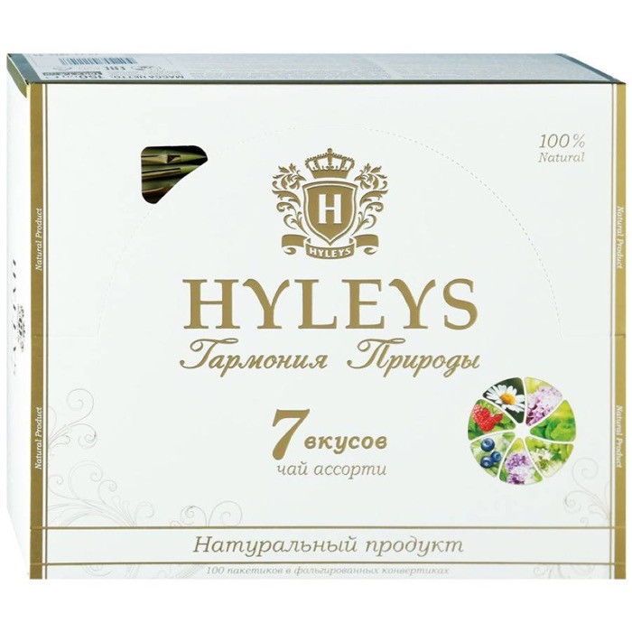 Hyleys "Гармония природы СУПРИМ" АССОРТИ 7 ВКУСОВ 100 пак. х 1,5 г ф/к (9)