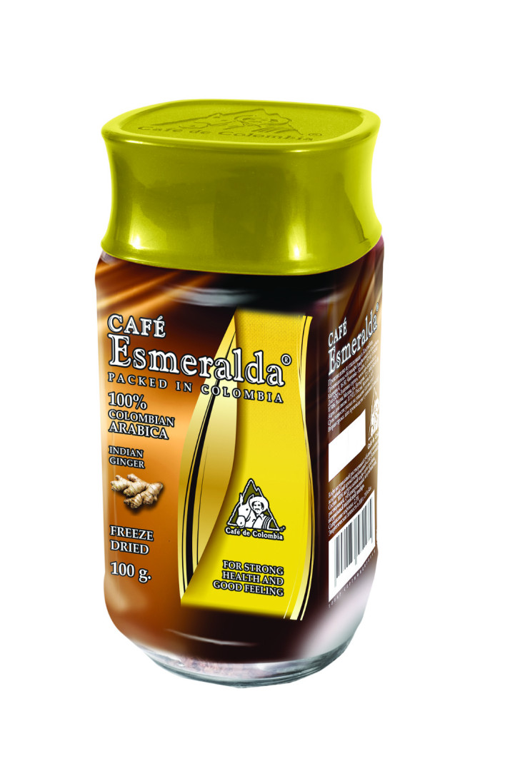 Кофе сублимированный Cafe Esmeralda Натуральный имбирь, 100 г