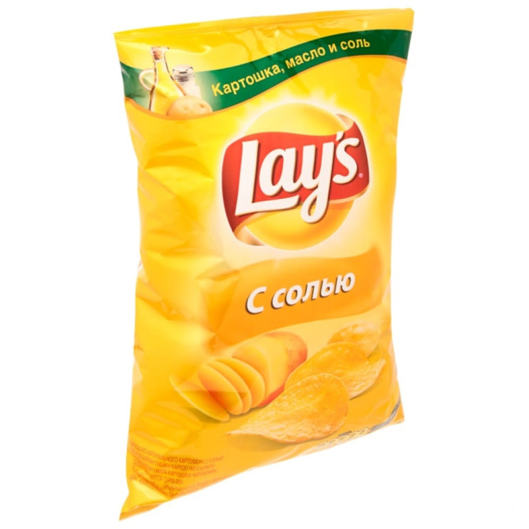 Lays Соль натуральные 150 г (18)