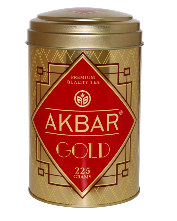 Чай черный листовой Akbar Gold, ж/б, 225 г