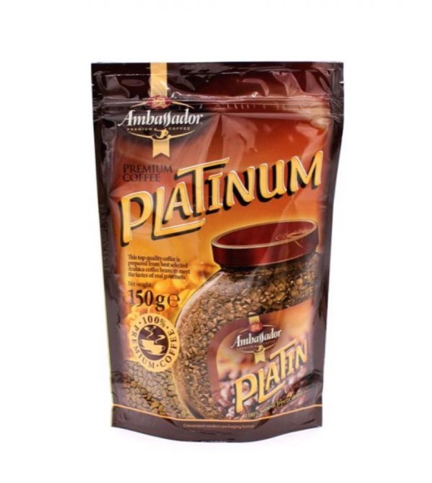 Кофе растворимый Ambassador Platinum, м/у, 150 г