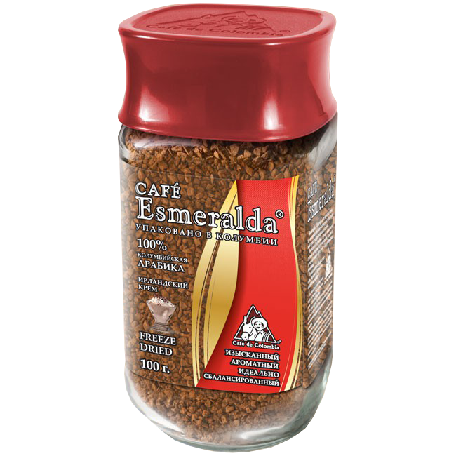 Кофе сублимированный Cafe Esmeralda Ирландские сливки, 100 г