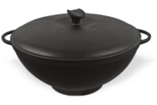 Кастрюля "WOK" 300х130 5,5л с двумя ручками + крышка