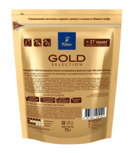 Кофе растворимый Tibio Gold Selection, м/у, 75 г (комплект 10 шт.) 6405129