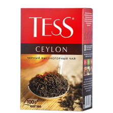 Чай черный листовой Tess Ceylon (Тесс Цейлон), 100 г