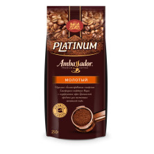 Кофе молотый Ambassador Platinum, 250 г