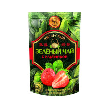 Чай зеленый листовой Верблюд Клубника, м/у, 100 г 8504547