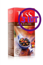 Чай черный в пакетиках для Tess Pleasure (Тесс Плэжа), 25*1,5 г (комплект 3 шт.) 6005947