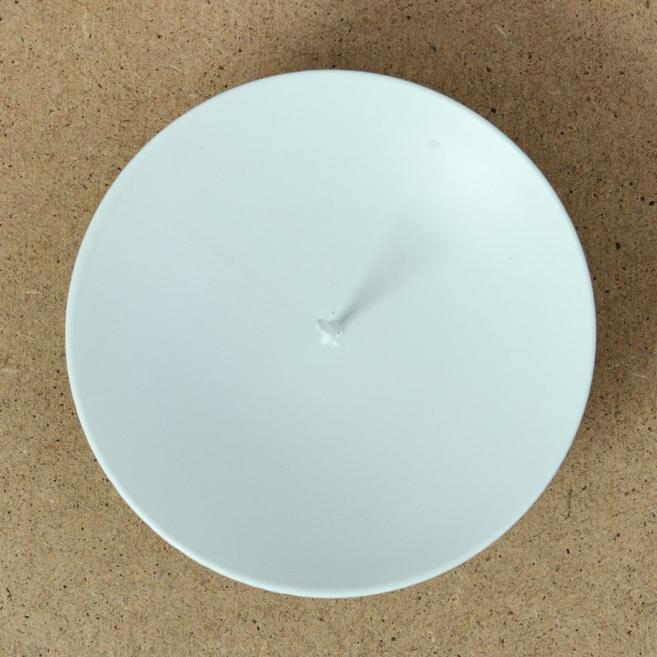 Подсвечник "Кувшинка" (белый). 5,5/8х2,5 см.