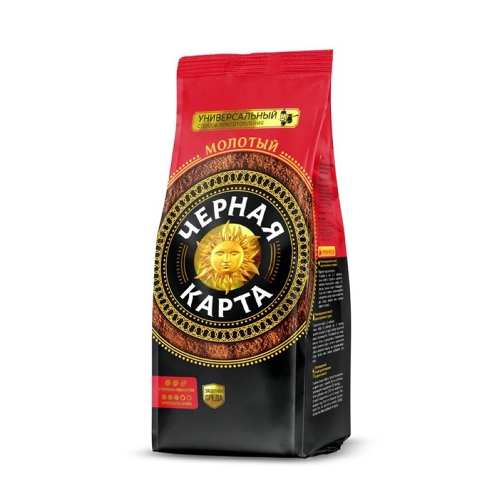 Кофе молотый Черная карта, 250 г