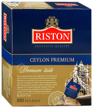 Чай черный в пакетиках для чашки Riston Премиум Цейлонский, 100*2 г