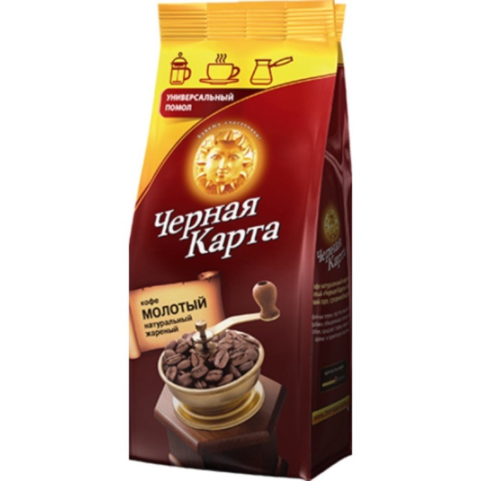 Кофе молотый Черная карта, 500 г