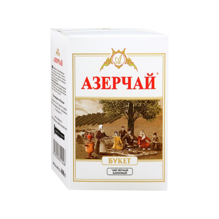 Чай черный Азерчай Букет,листовой,картон,  400 гр 6821048