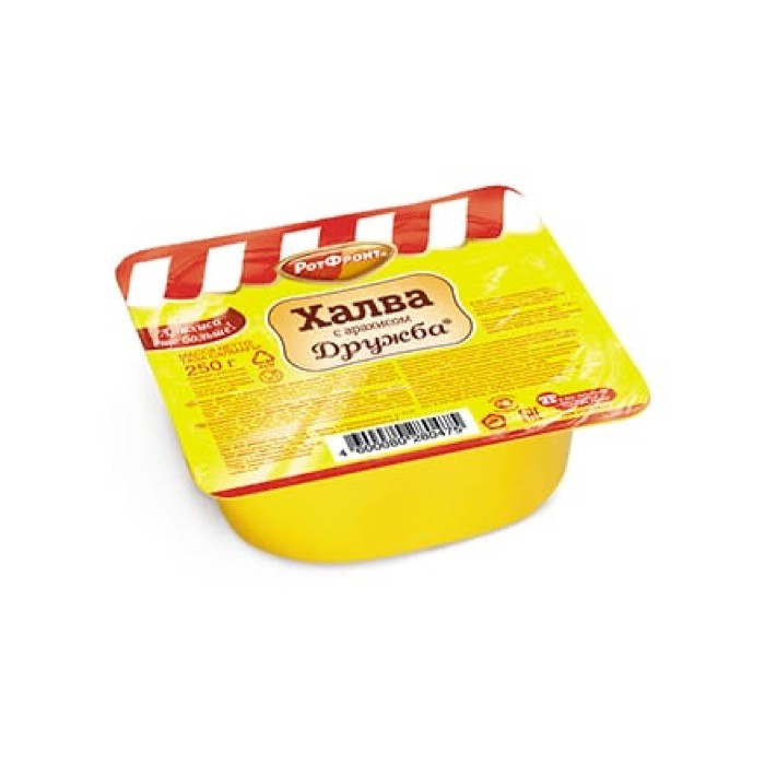 Объединенные Кондитеры Халва Дружба с арахисом,250 г (12)